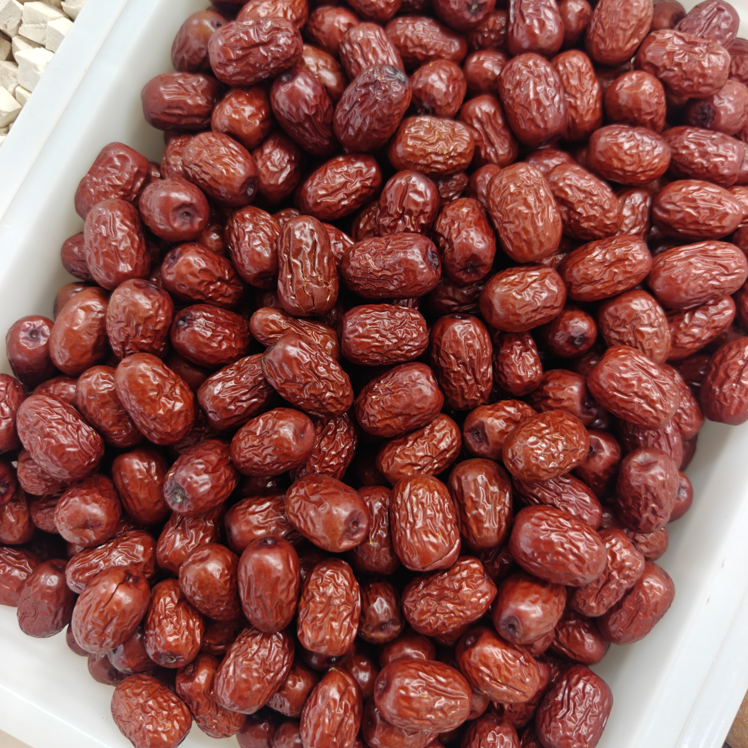 新疆灰枣若羌吊干红枣原生态树上吊干煮粥煲汤零食带土带灰