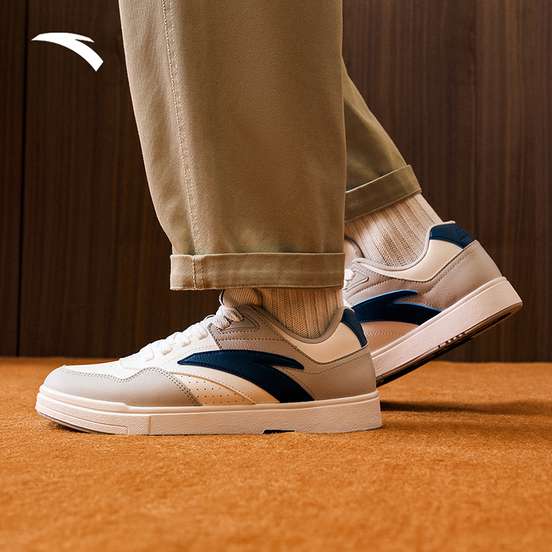 安踏经典板鞋男2025春夏新款厚底增高通勤百搭潮流男鞋112448011