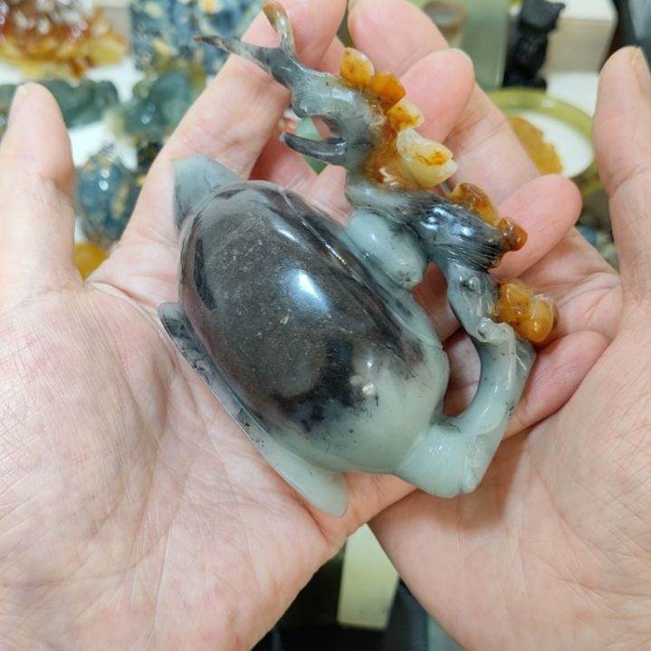 岫玉未镶嵌手把件款式