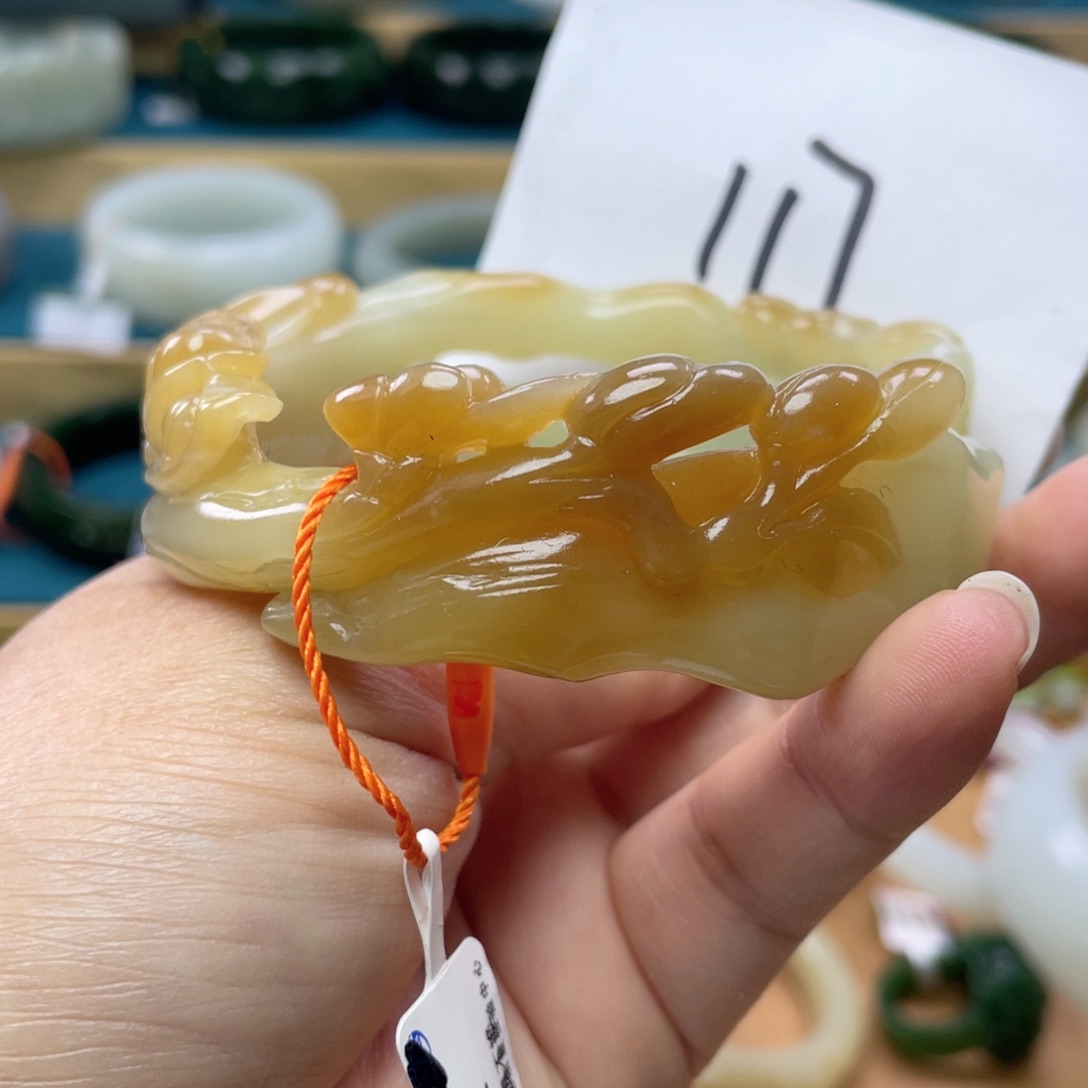 未镶嵌手镯和田玉圈口58