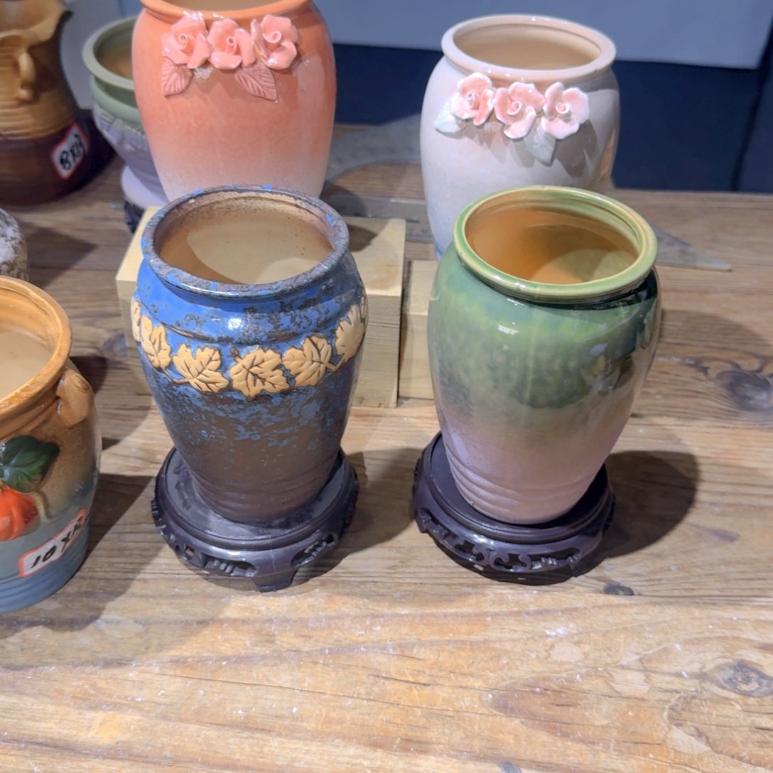 紫砂花盆粗陶盆醋