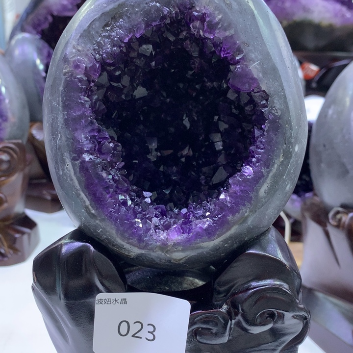 紫晶1未镶嵌023恐龙蛋