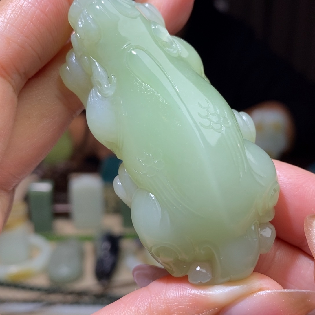 和田玉手把未镶嵌