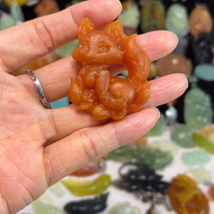 蛇纹石玉未镶嵌吊坠(赠链)