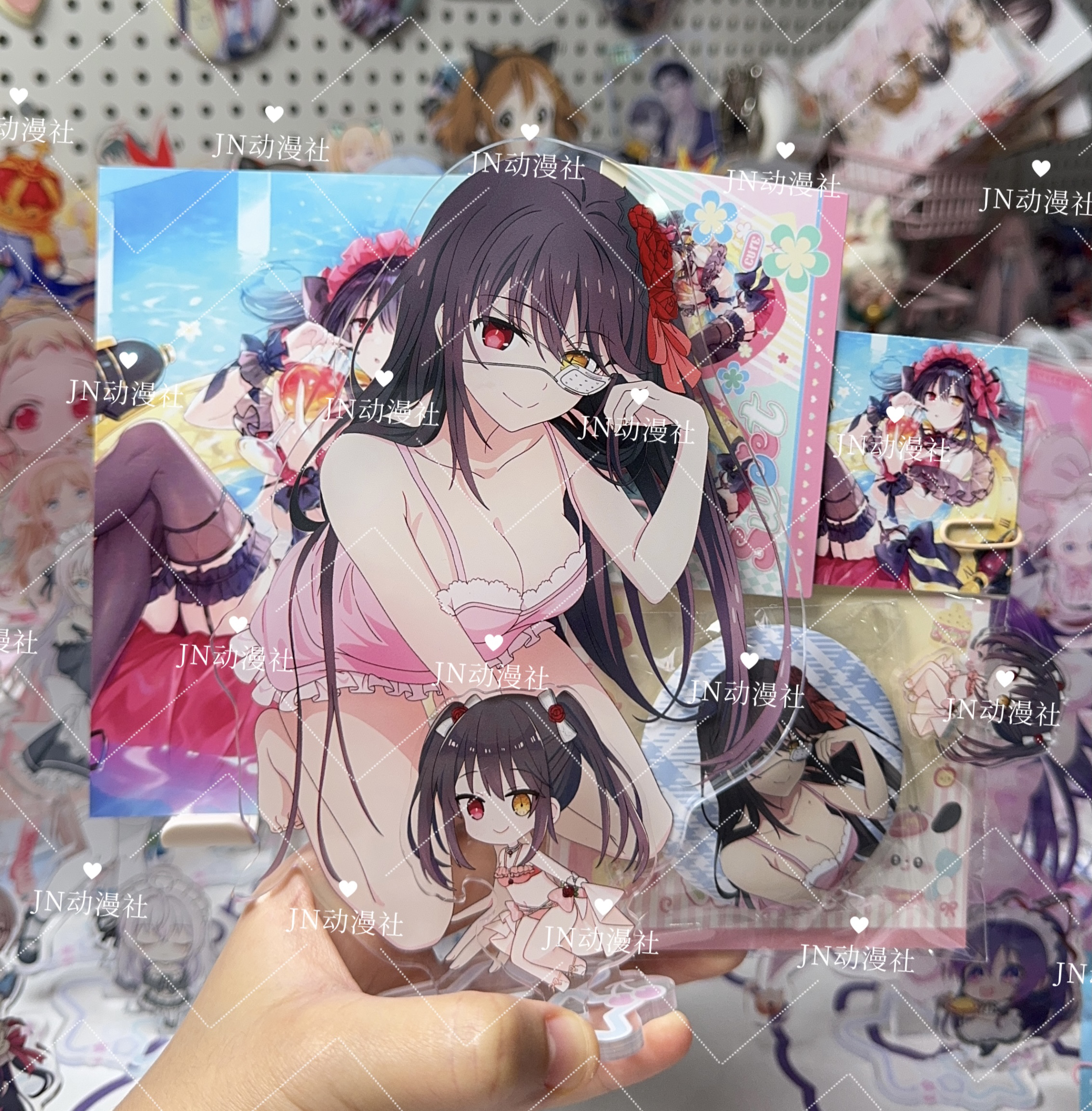 时崎狂三清凉一夏立牌（17cm双插）