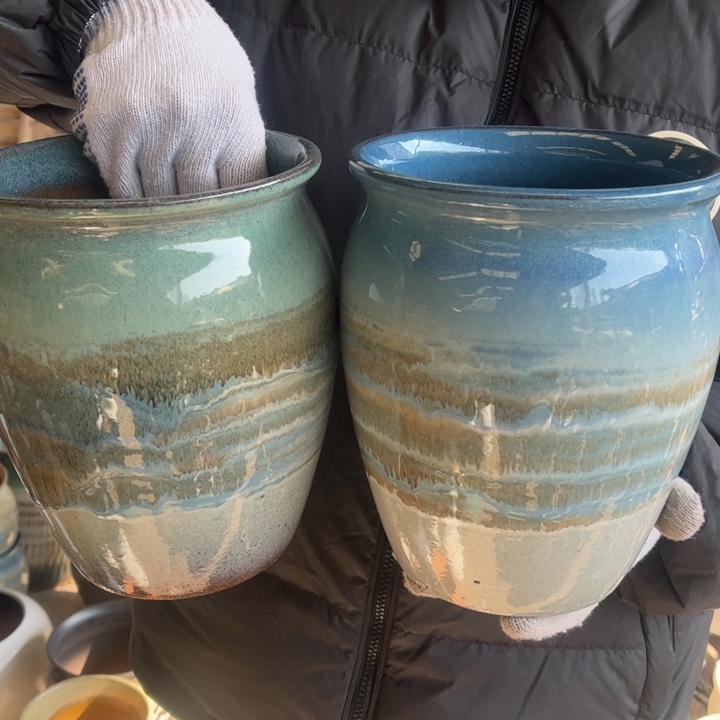 紫砂花盆高21口17————-