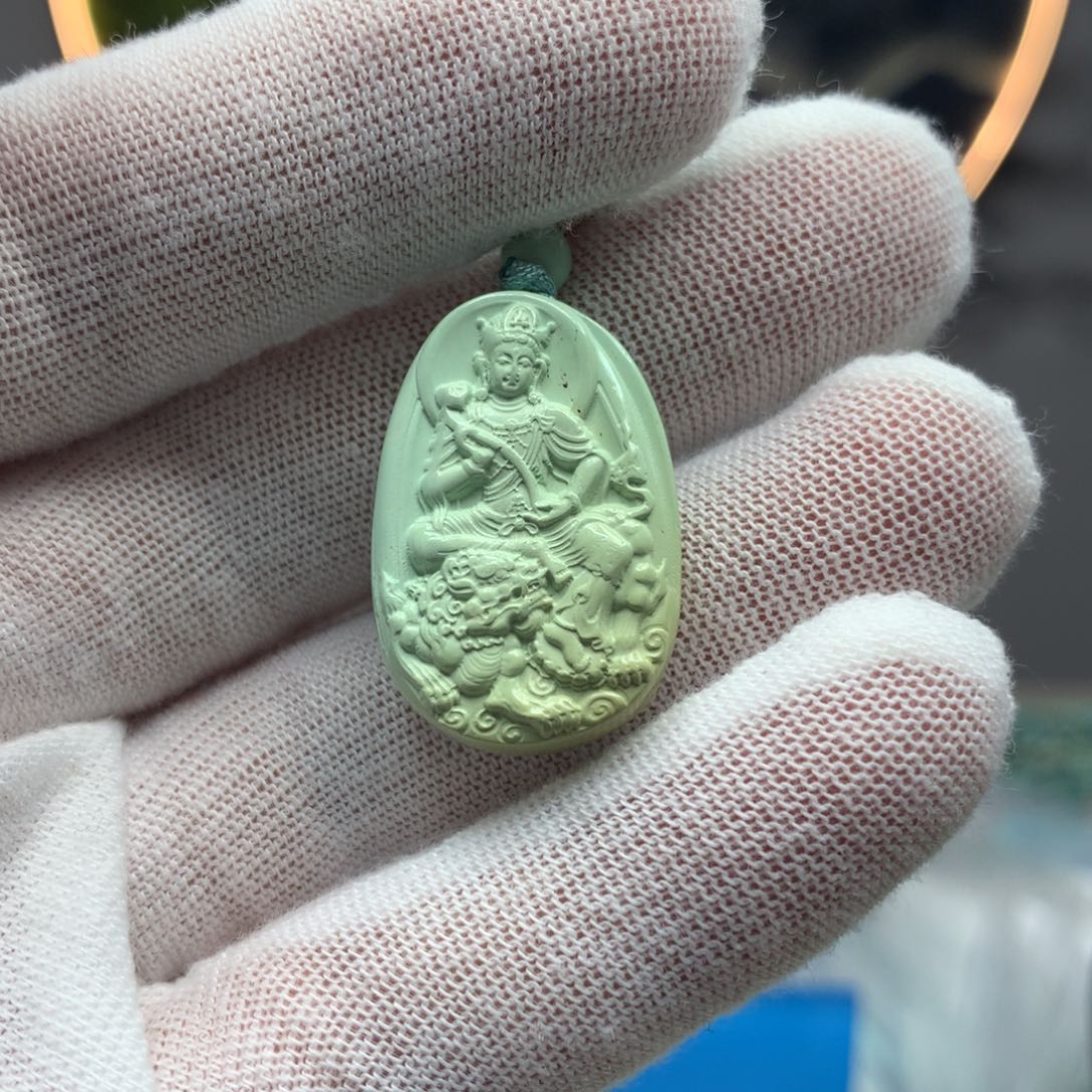 绿松石挂件未镶嵌