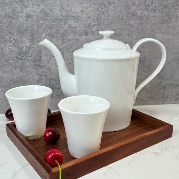 一壶两杯 陶瓷耐高温大容量泡茶壶功夫茶具家用