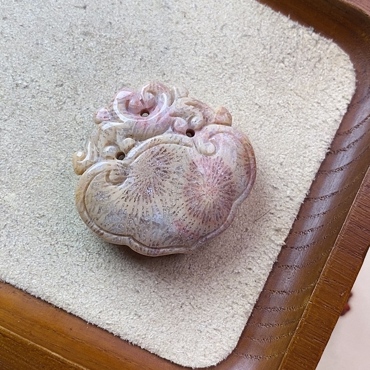 硅化玉吊坠(不含链)未镶嵌