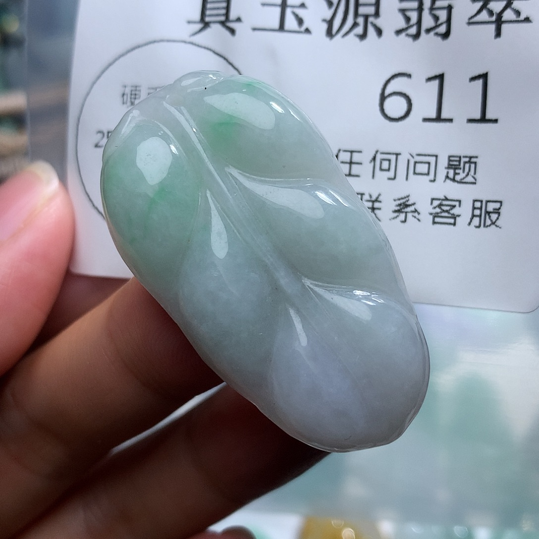 翡翠未镶嵌颈饰611