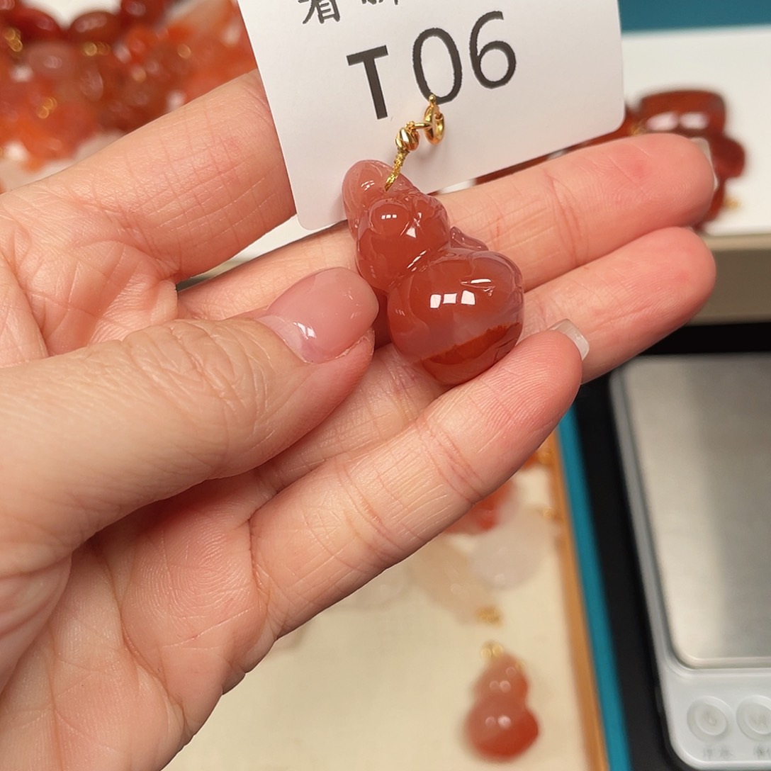 南红玛瑙珠宝半成品未镶嵌T06