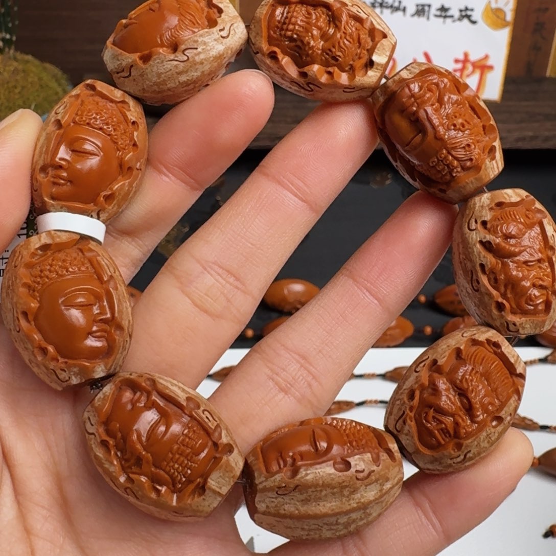 橄榄核手串/手链包衣一念