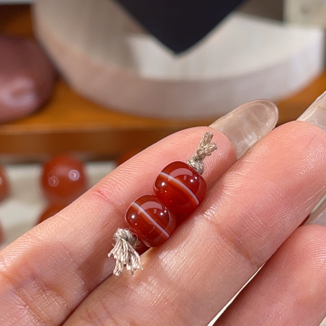 玛瑙/玉髓未镶嵌一线药师7.5mm 不换退