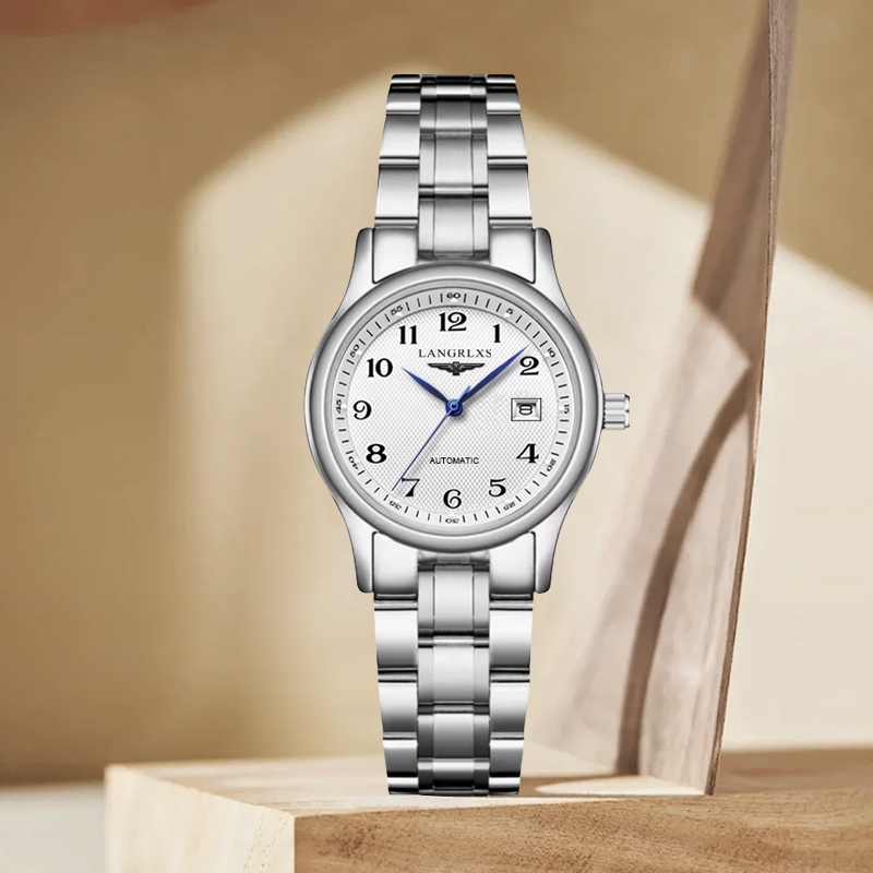 全新未使用/LANGRLXS/女款/钢带/单日历/表径29mm/全自动机芯腕表