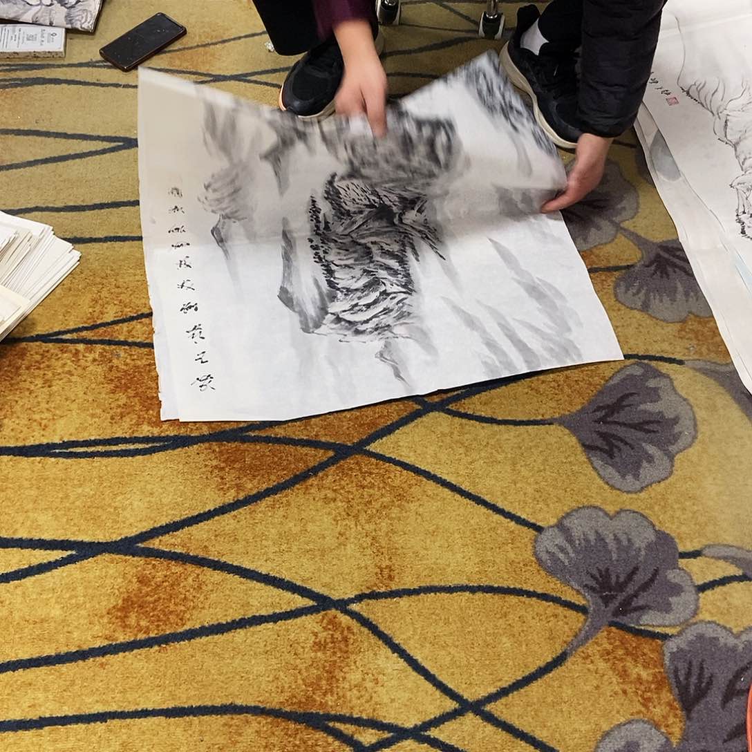 国画蚂*平价书画郭贵福70/140