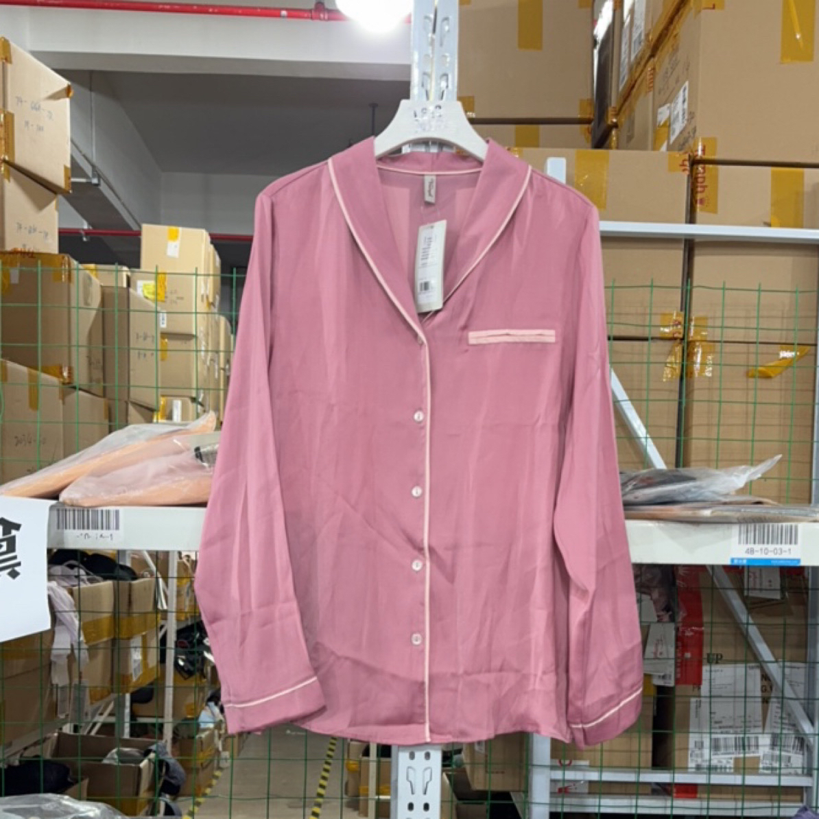 28黛   春夏秋款缎面套装睡衣家居服套装H00051配H00053