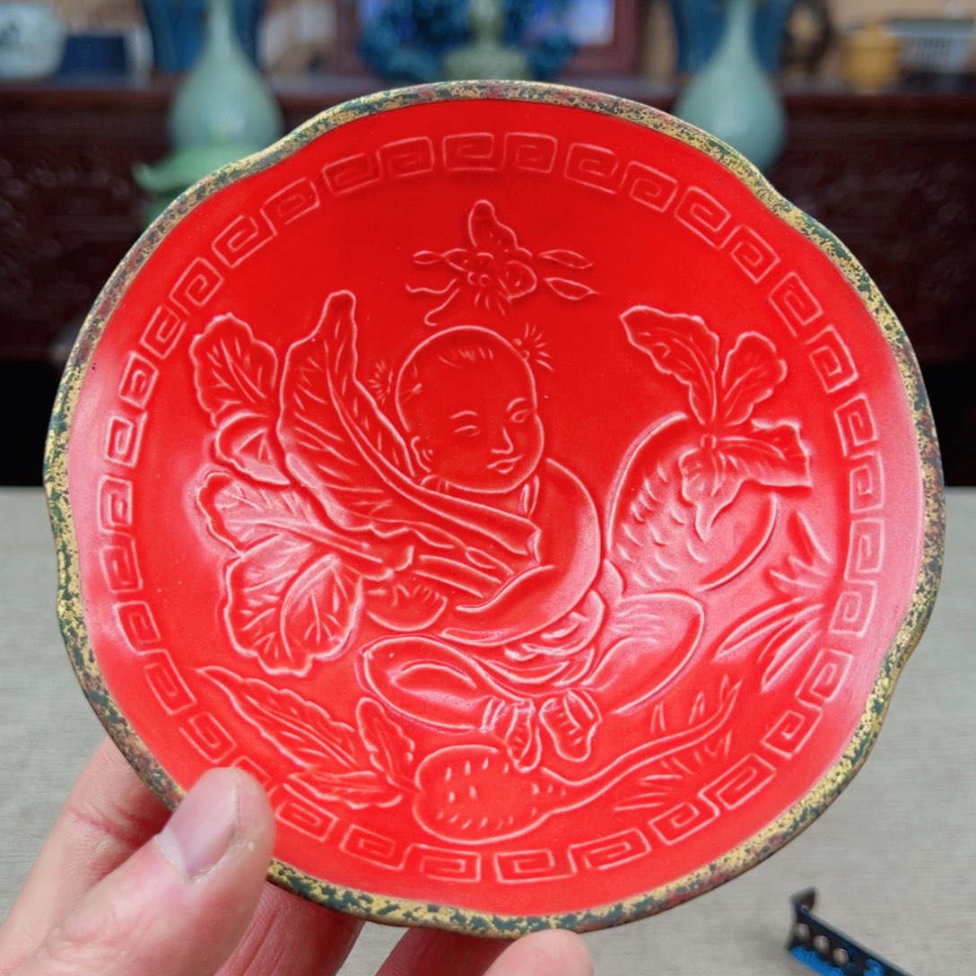 瓷片正能量陶瓷艺术品