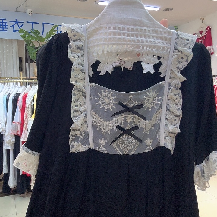 三醋酯纤维韩版半袖睡裙