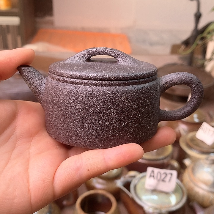 紫砂茶壶纯自然高温无釉裸柴烧