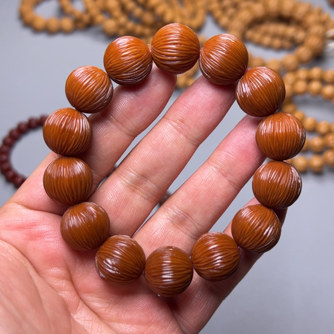 猴头核桃手串猴头金丝