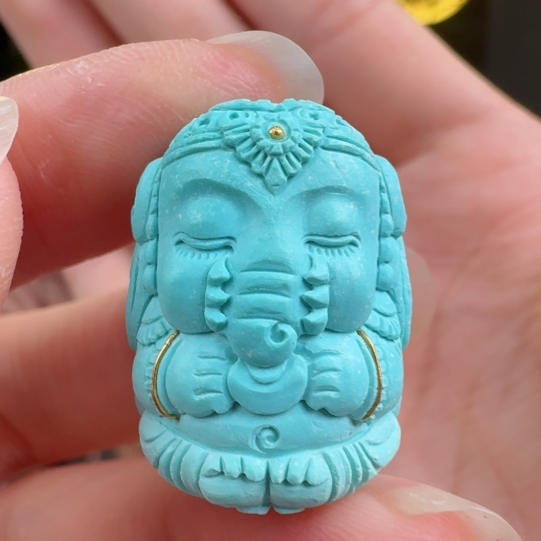 绿松石珠宝奇石未镶嵌