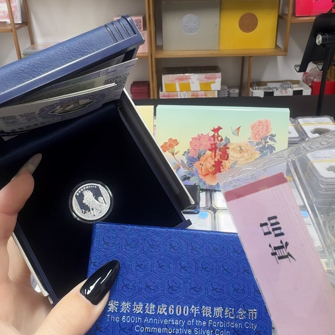 纯银紫禁城5克精制银币