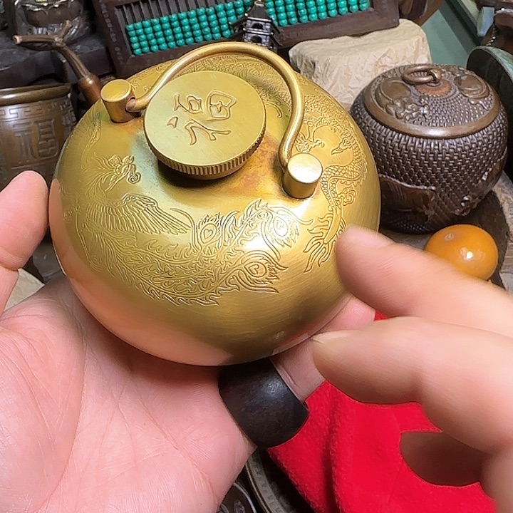 铜器办公室茶室摆件