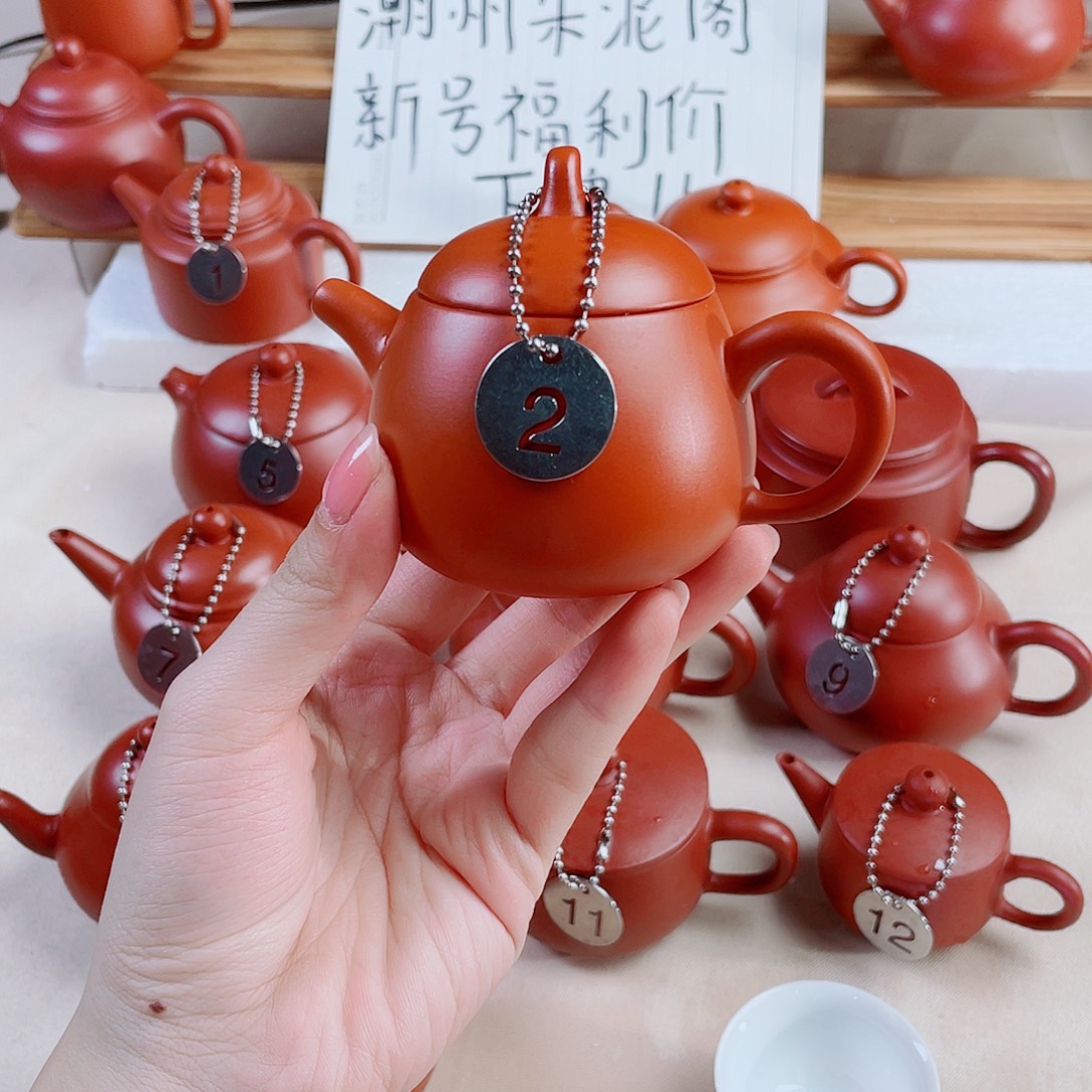 潮州朱泥壶小茄瓜110