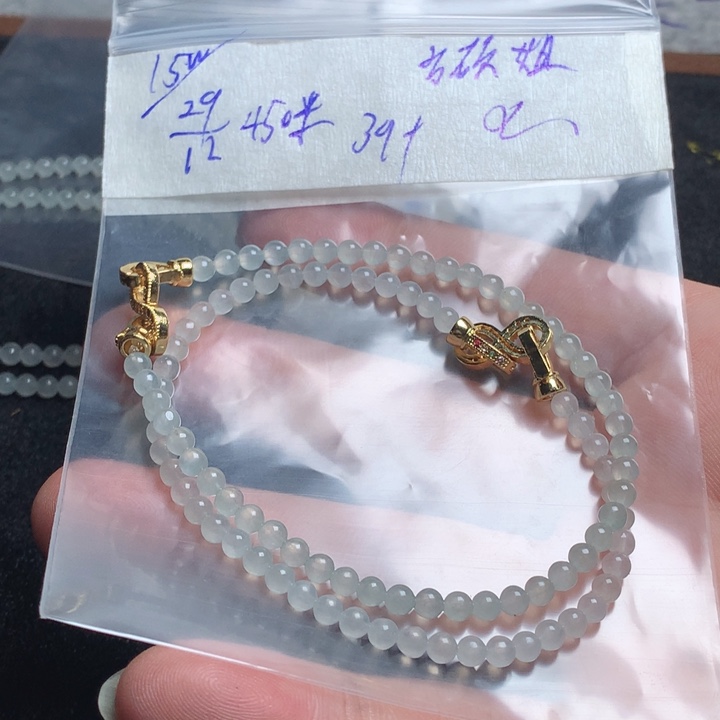 定制翡翠未镶嵌定制翡翠珠串