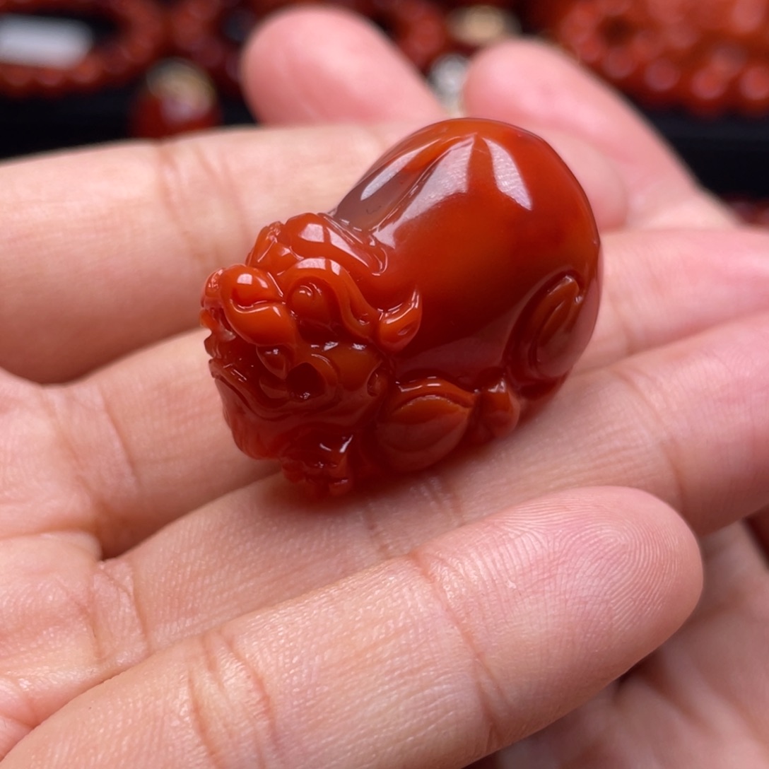 南红玛瑙珠宝奇石未镶嵌吊坠