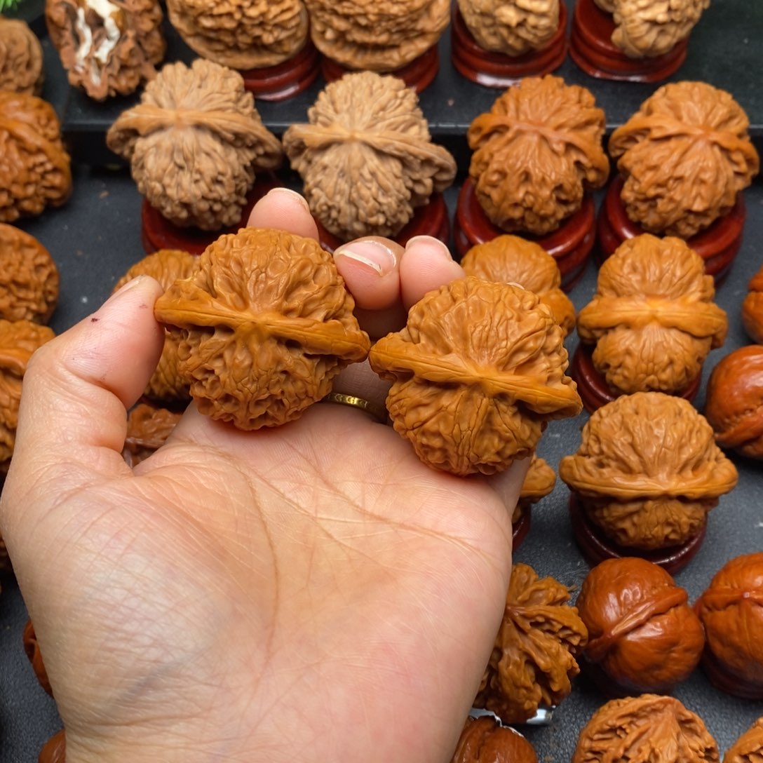 文玩核桃把件42宫灯