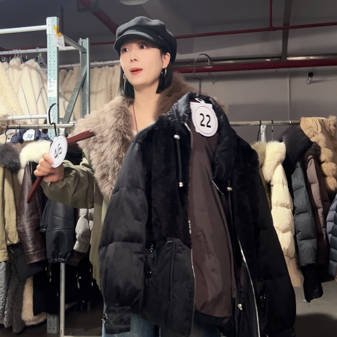 时尚保暖毛毛外套22