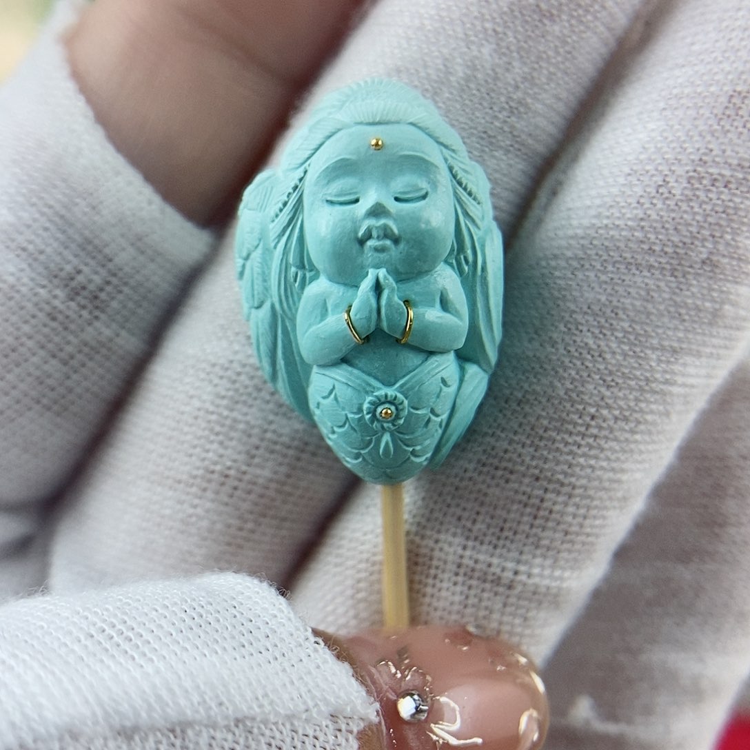 绿松石珠宝奇石未镶嵌