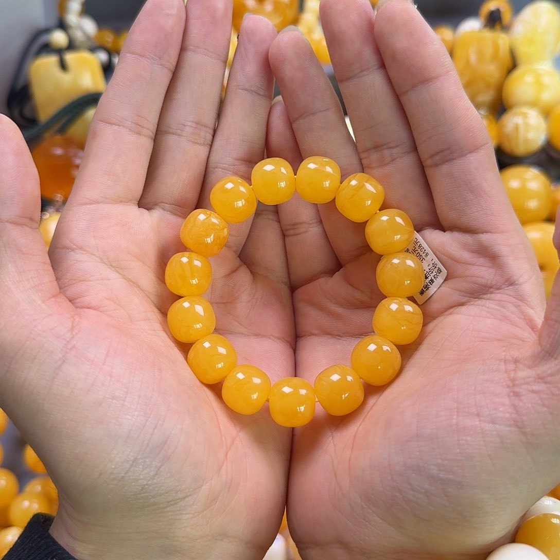 蜜蜡珠宝奇石未镶嵌同料老型14mm