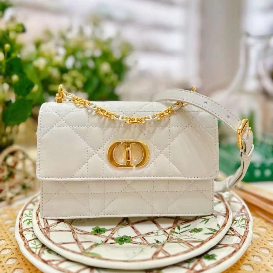 95新 DIOR/迪奥 Dior白金miss caro斜挎包 25090014-01