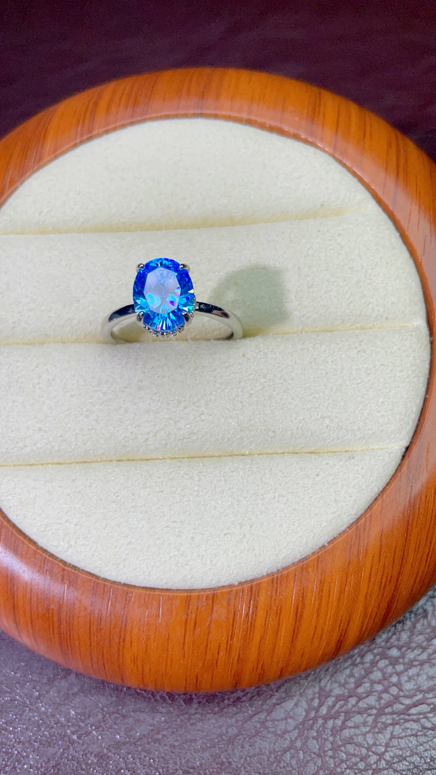 戒指 爱丽丝-典藏轻奢海蓝-精工戒指074