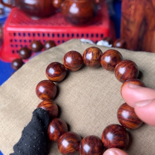 黄花梨/降香黄檀手串18H72