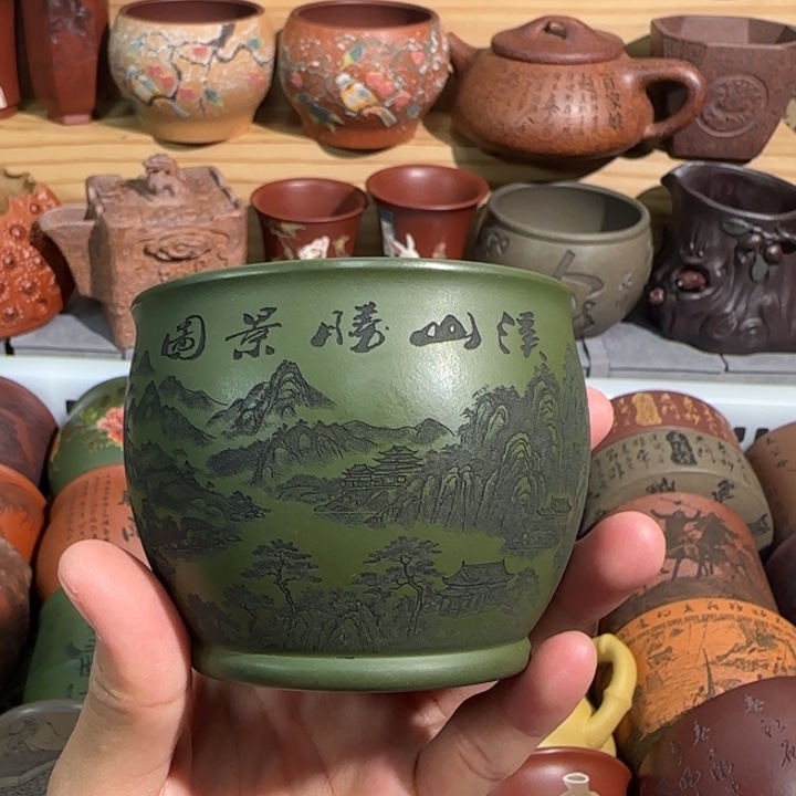 紫砂茶杯宜兴紫砂