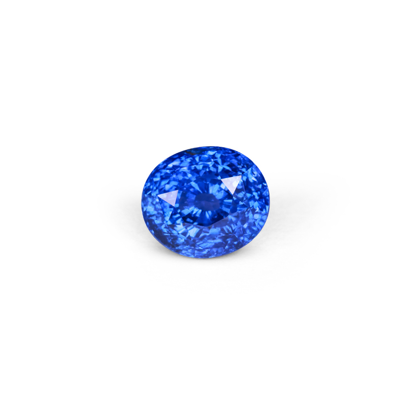 矢车菊蓝宝石 3.56ct CF Sapphire/N 天然彩色宝石裸石 JBH0840