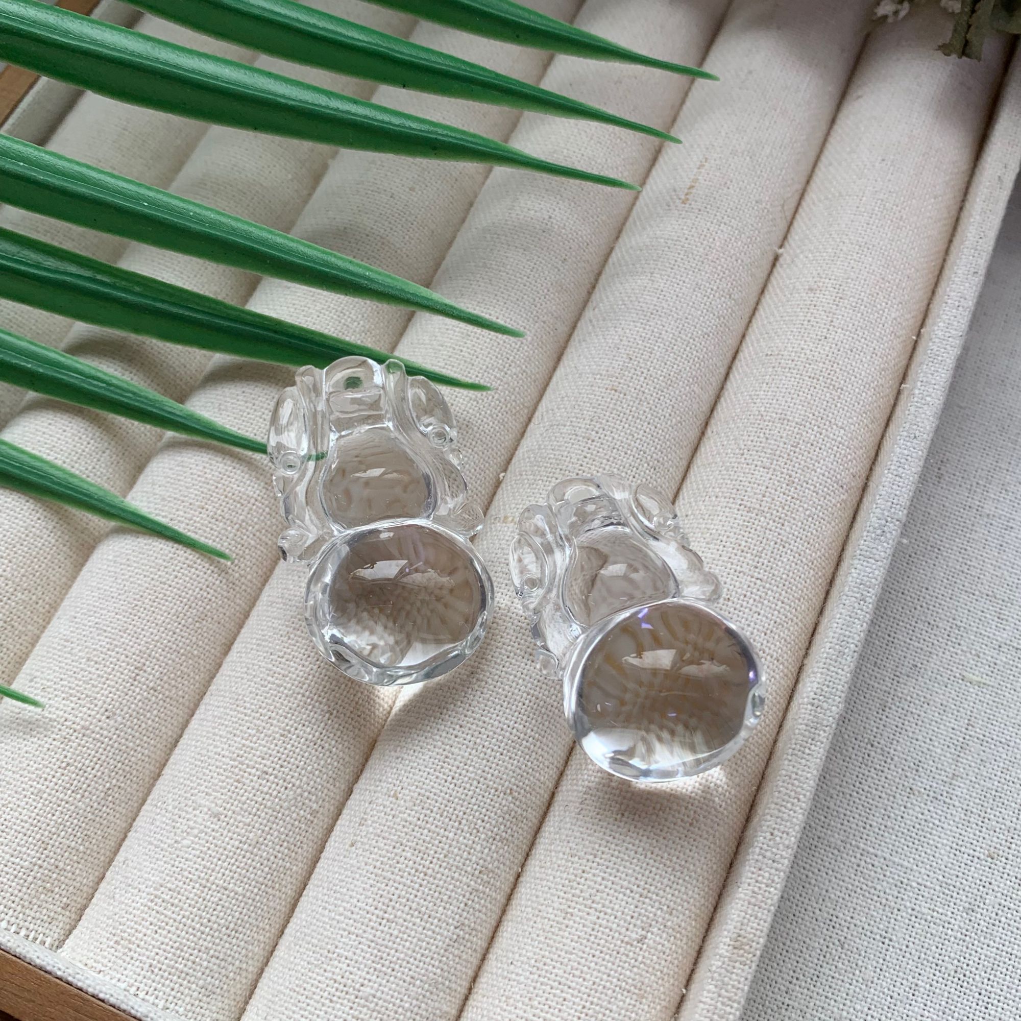 DK26天然白水晶葫芦吊坠款式可选多样性发一