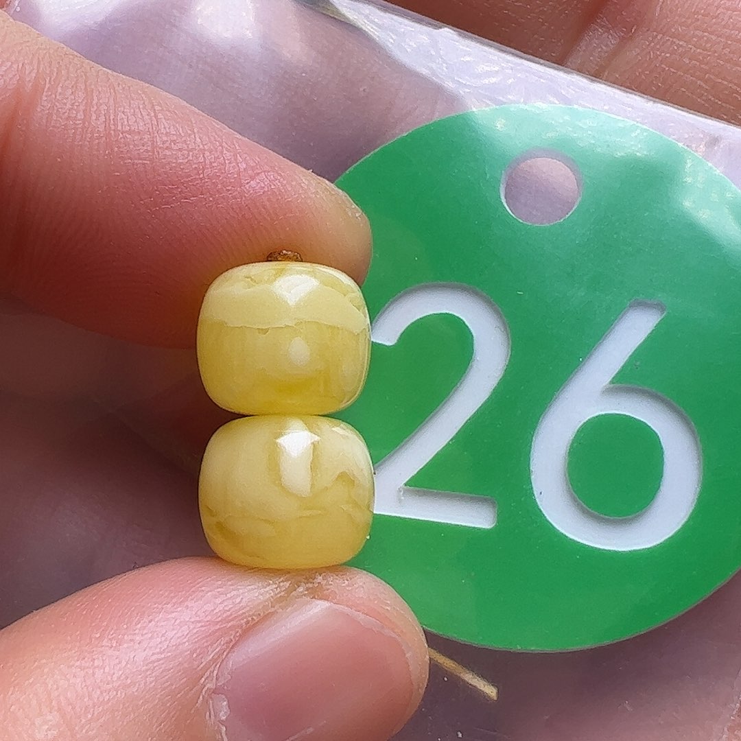 蜜蜡未镶嵌珠宝奇石9.6m m