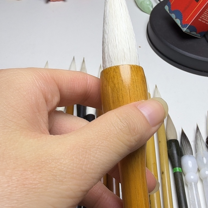 毛笔书法作品斗笔