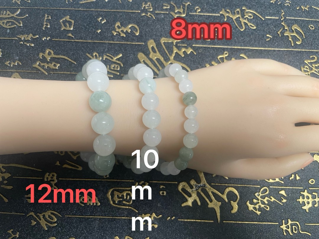 【工厂补贴】新疆天山翠单圈手串8、10、12mm女款多样性发其一【C12】