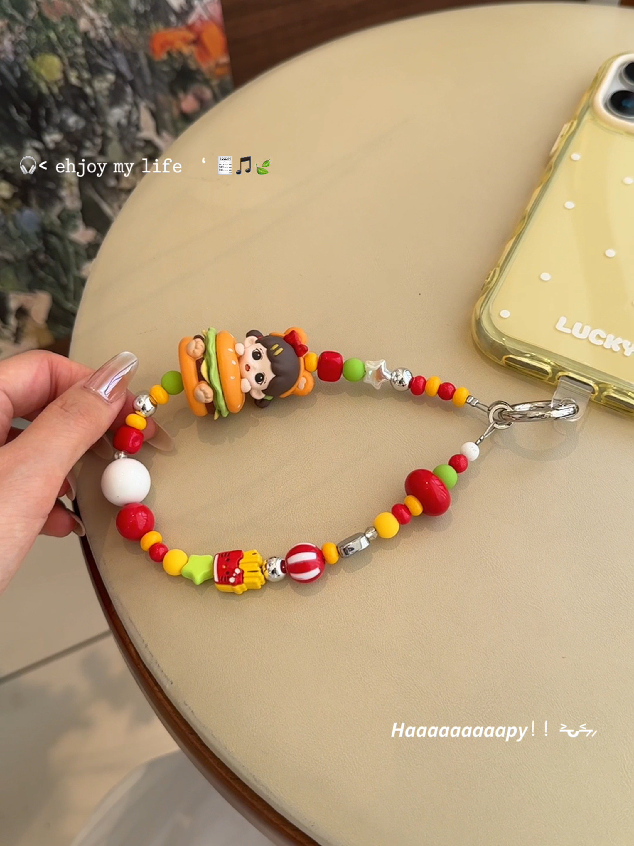 【HBMM】潮玩手机壳挂件DIY饰品挂饰创意可爱手机链