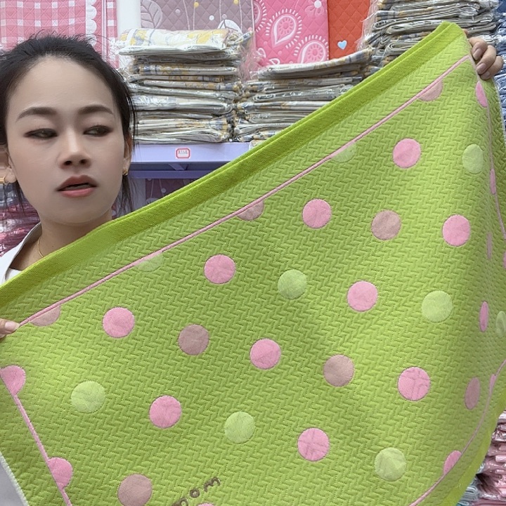 棉绿色点点想纯棉