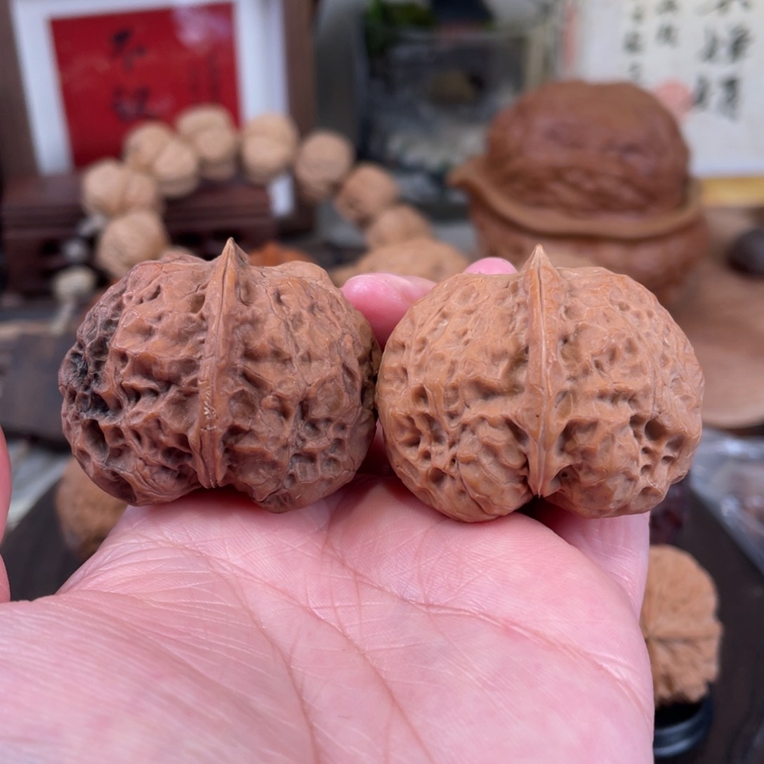 文玩核桃把件元宝41