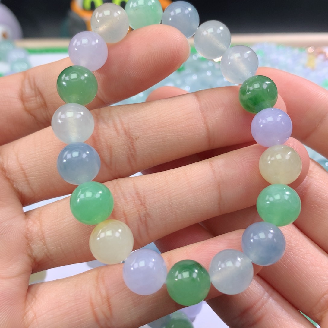 未镶嵌手链翡翠翡翠