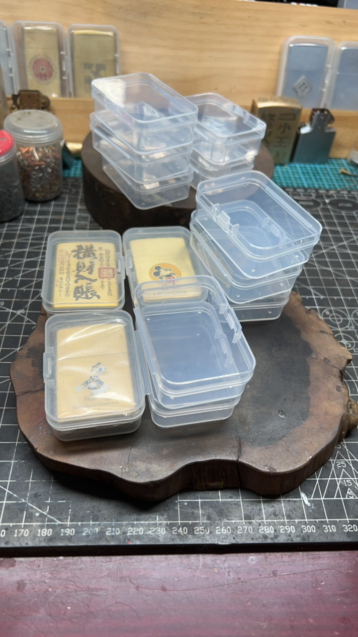 ZP煤油火机收藏盒子 高透明加厚 盔甲机/常规机/1941b通用