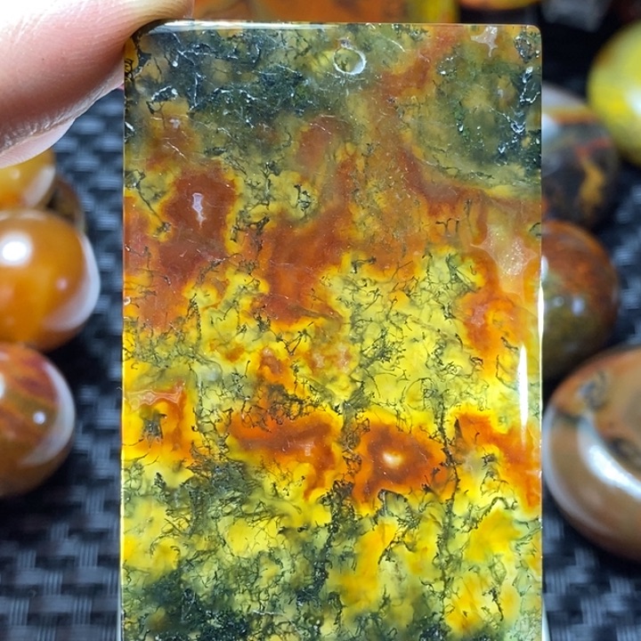 玛瑙/玉髓颈饰足铂镶嵌