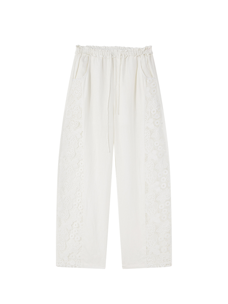 [楊楊专属]薰香2025新款亚麻透气休闲裤K10772